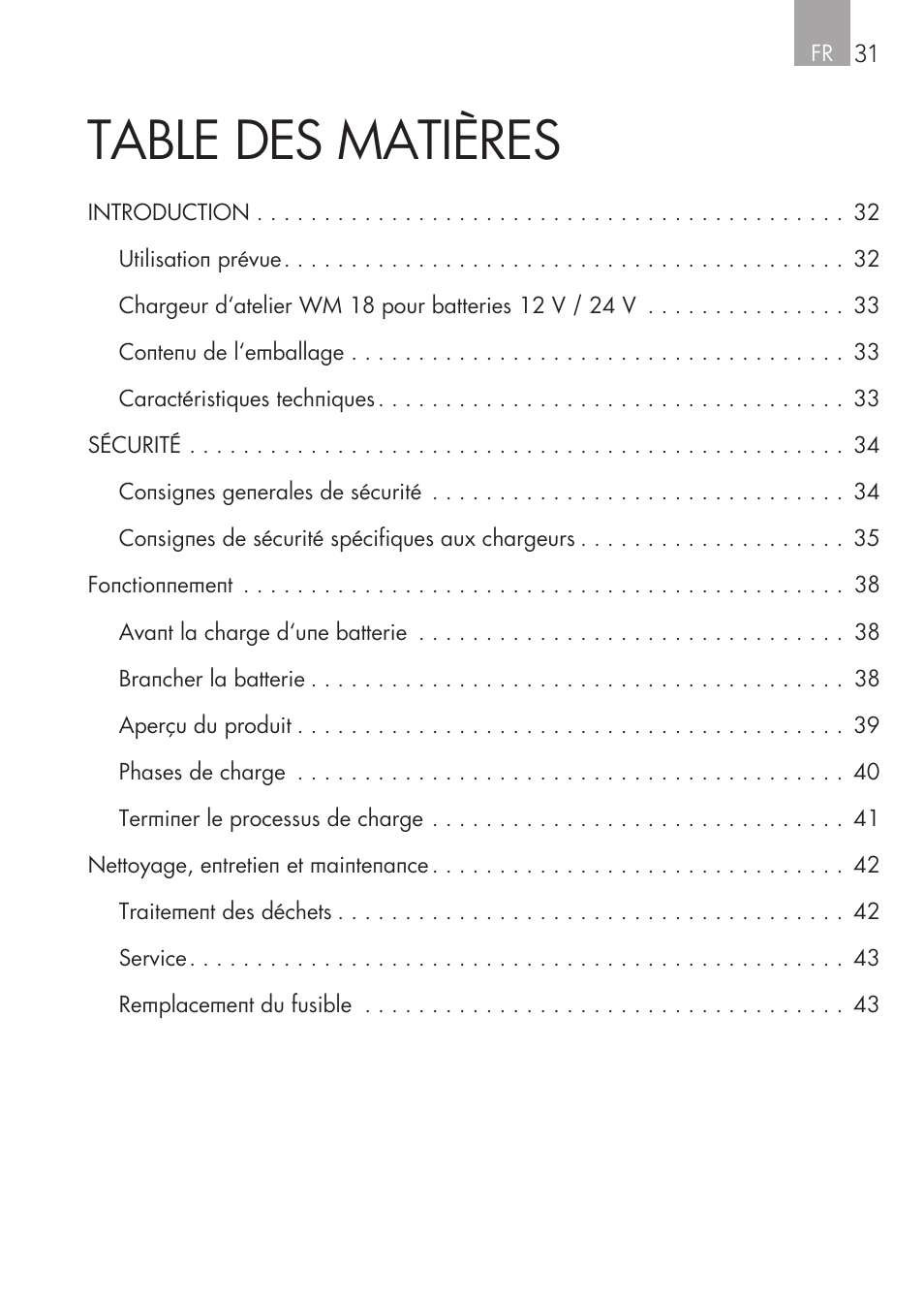 AEG Workshop charger WM 18 User Manual | Page 31 / 86