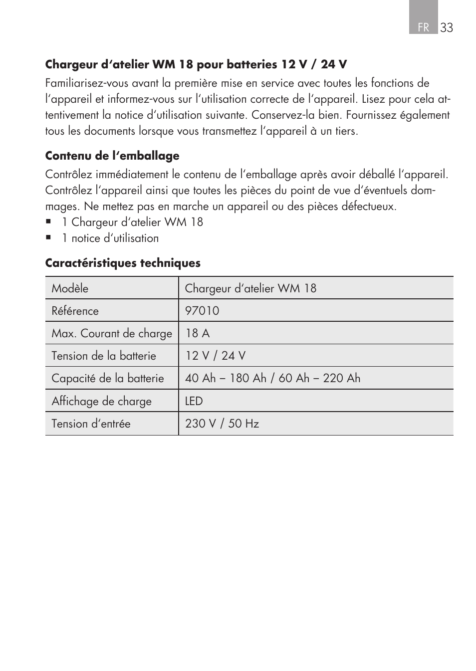 AEG Workshop charger WM 18 User Manual | Page 33 / 86