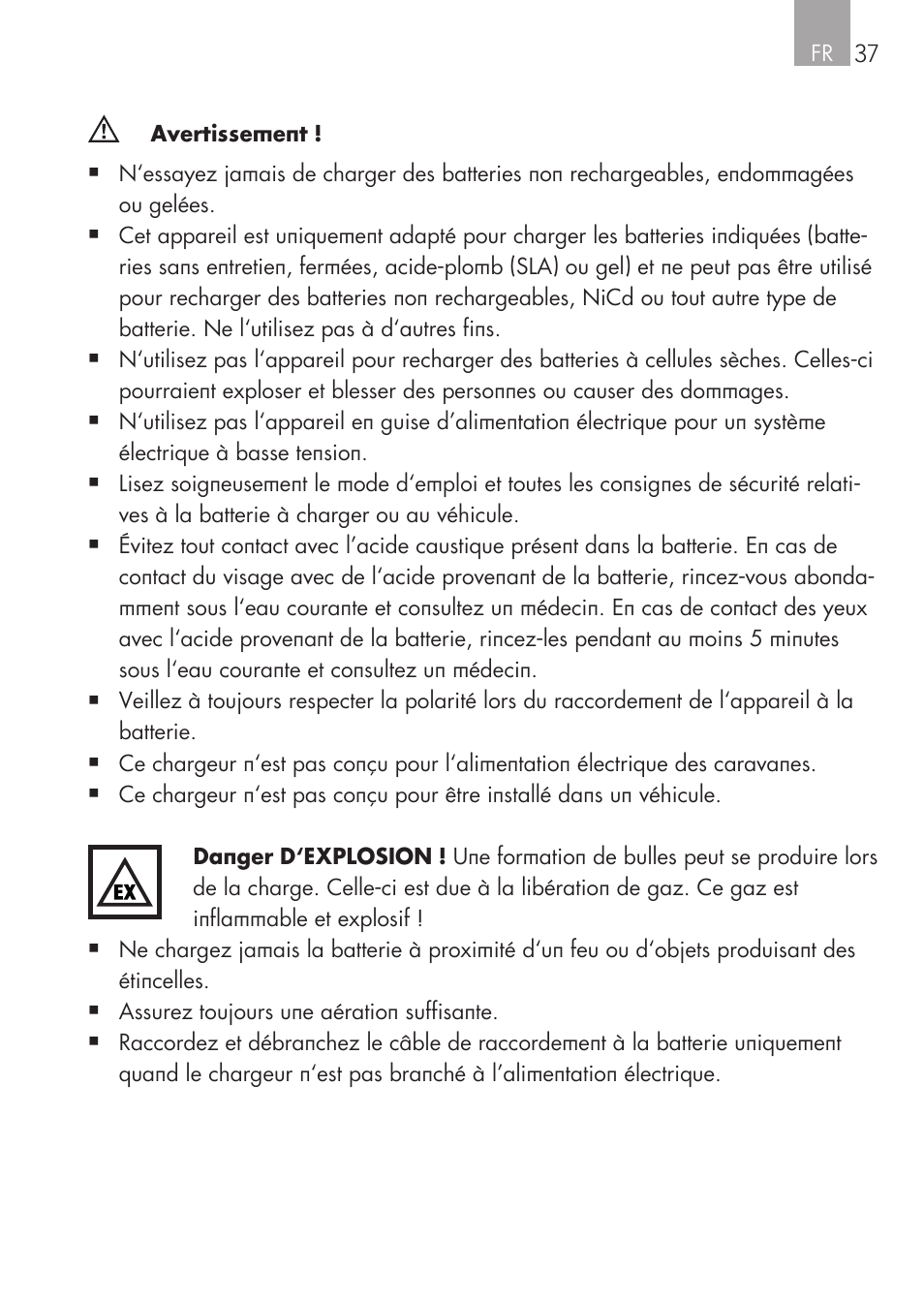 AEG Workshop charger WM 18 User Manual | Page 37 / 86