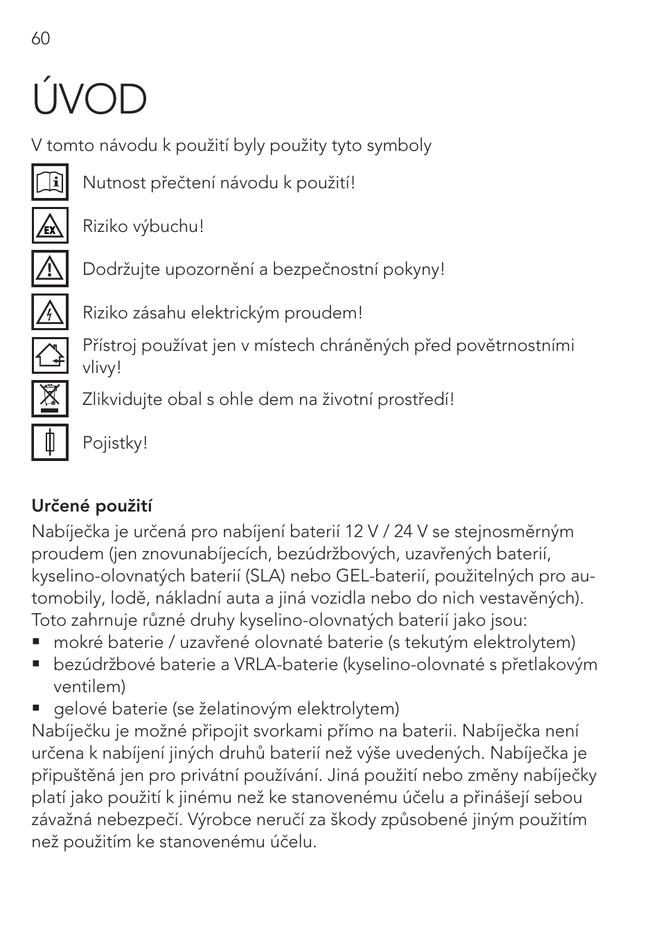 Úvod | AEG Workshop charger WM 18 User Manual | Page 60 / 86