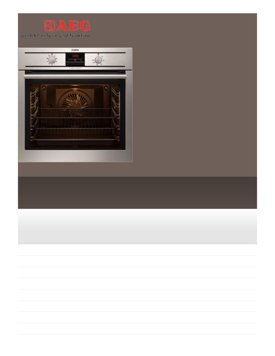 AEG BP5304001W User Manual | 2 pages