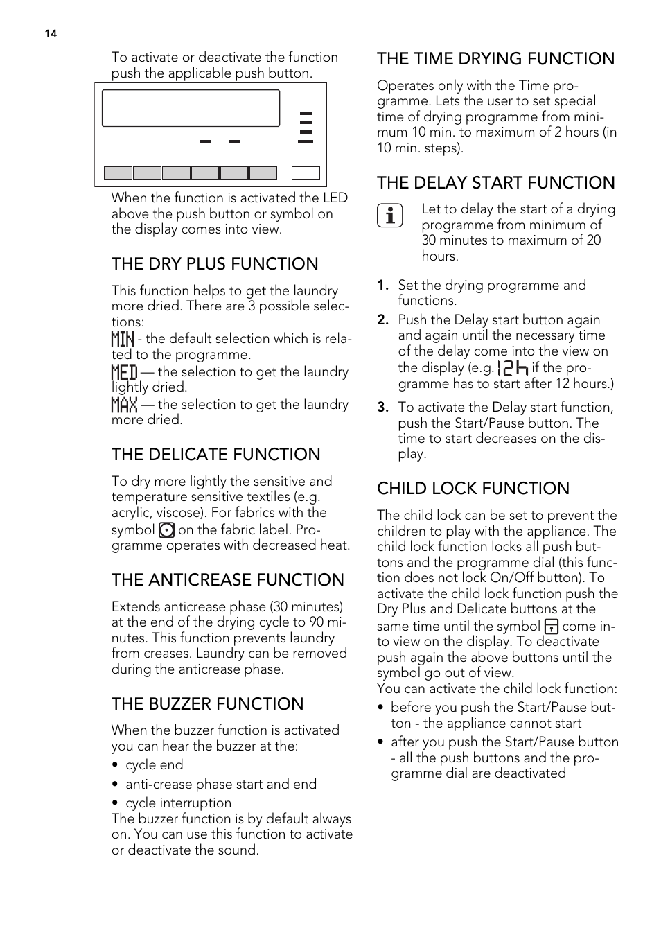 AEG T76485AH User Manual | Page 14 / 28