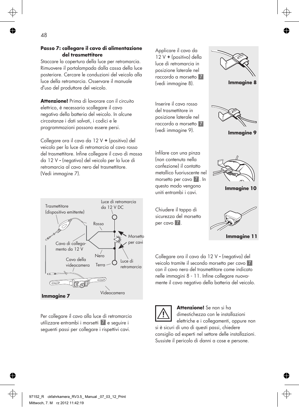 AEG Rear Camera System RV 3.5 User Manual | Page 48 / 80