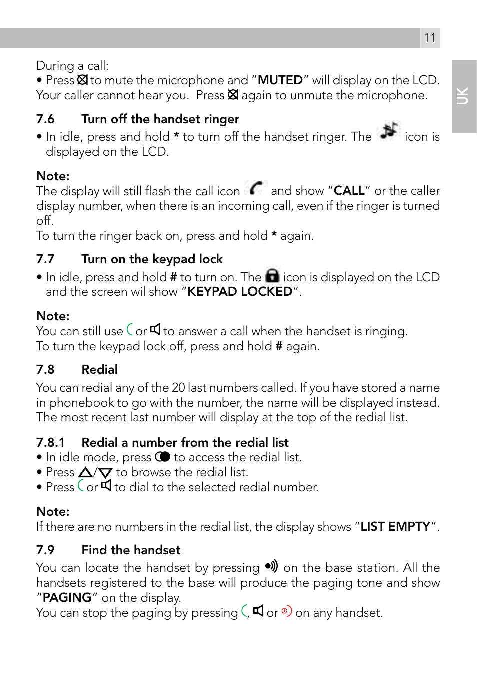 AEG Voxtel D570 User Manual | Page 11 / 84