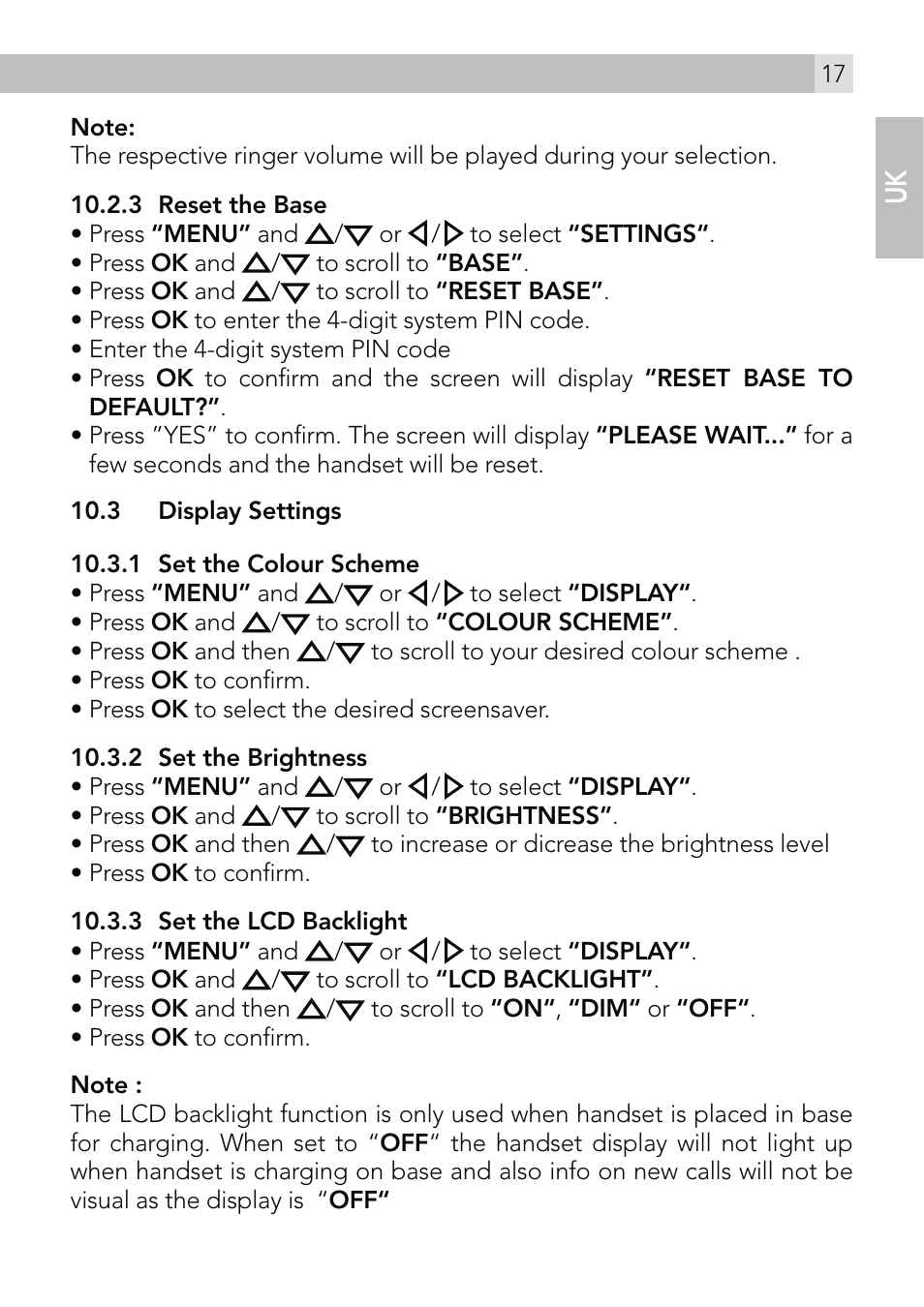 AEG Voxtel D570 User Manual | Page 17 / 84