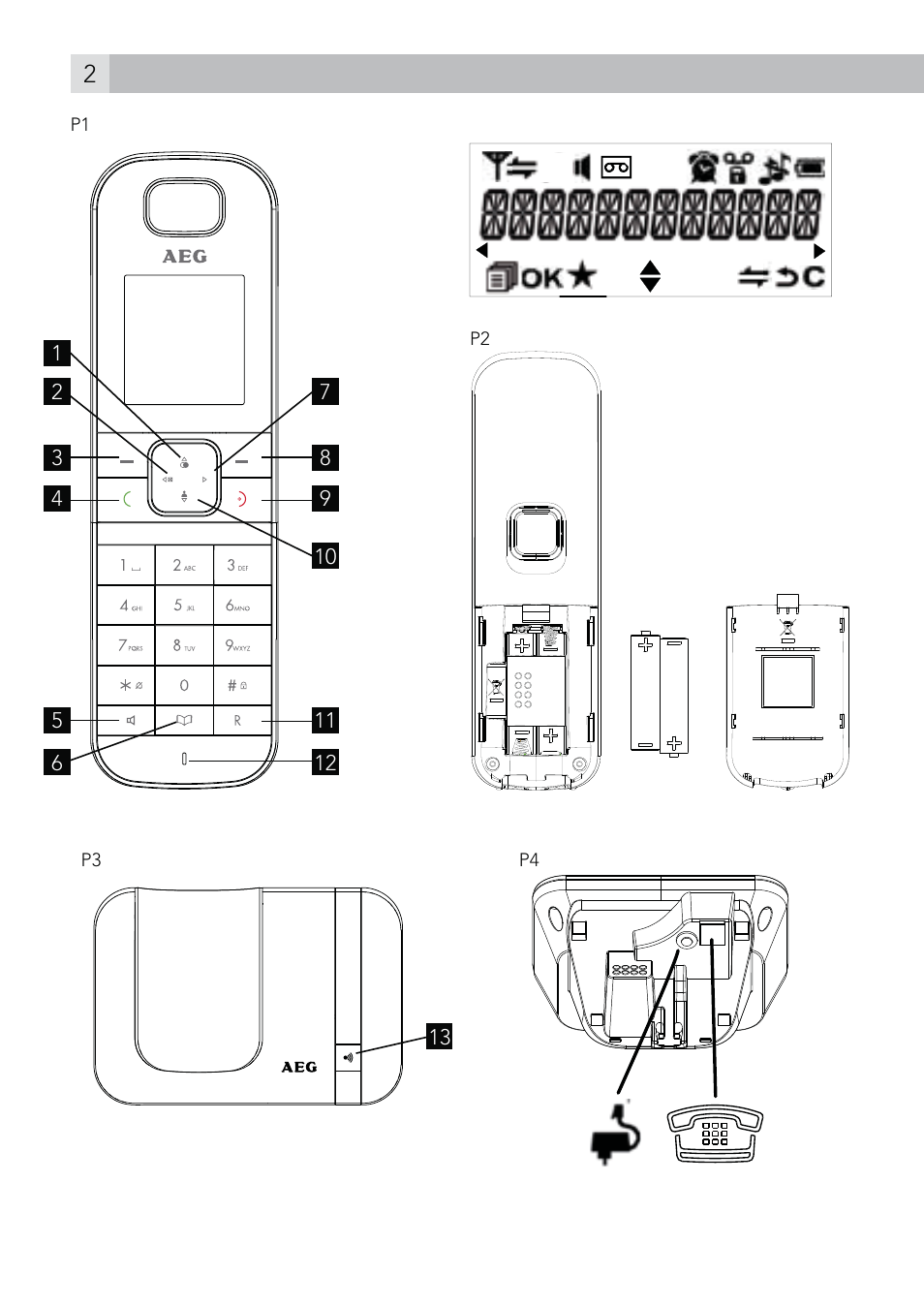 AEG Voxtel D570 User Manual | Page 2 / 84