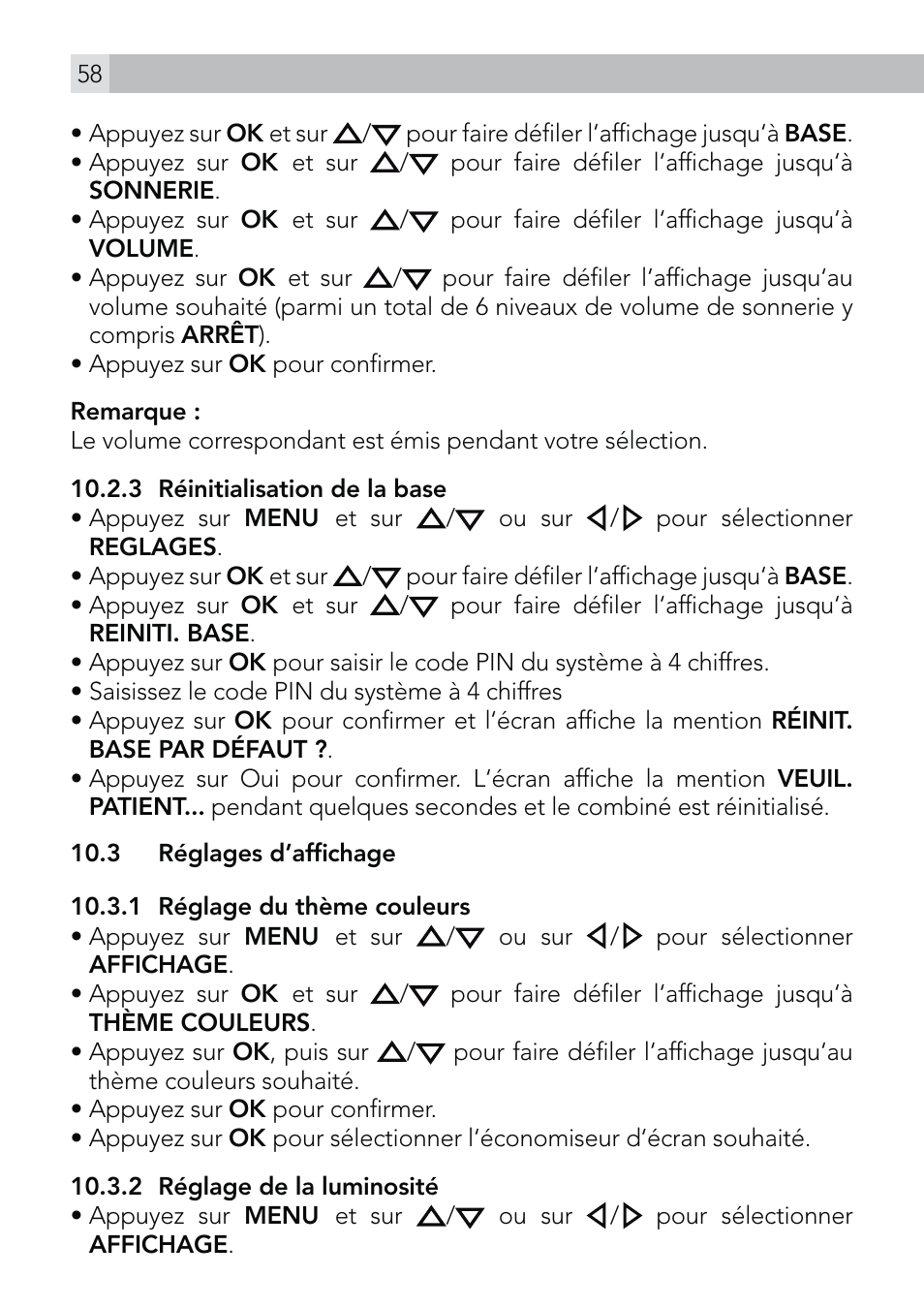 AEG Voxtel D570 User Manual | Page 58 / 84