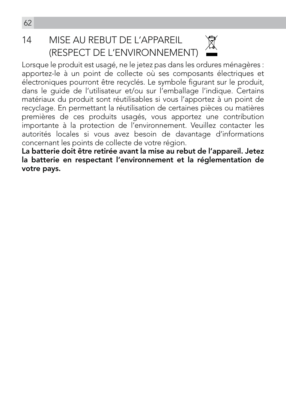 AEG Voxtel D570 User Manual | Page 62 / 84