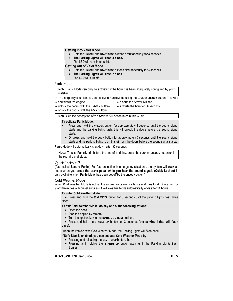 Autostart AS-1820 FM User Manual | Page 5 / 8