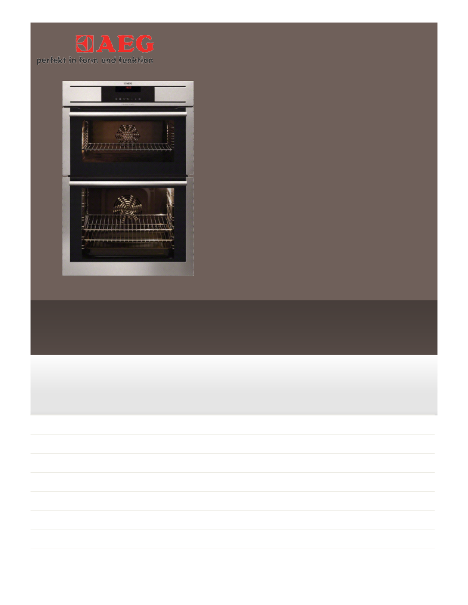 AEG DE4003000M User Manual | 2 pages
