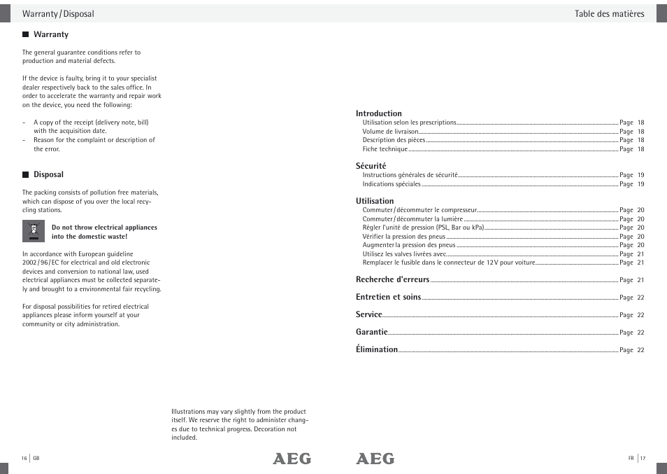 AEG Compressor KD 7.0 User Manual | Page 10 / 23