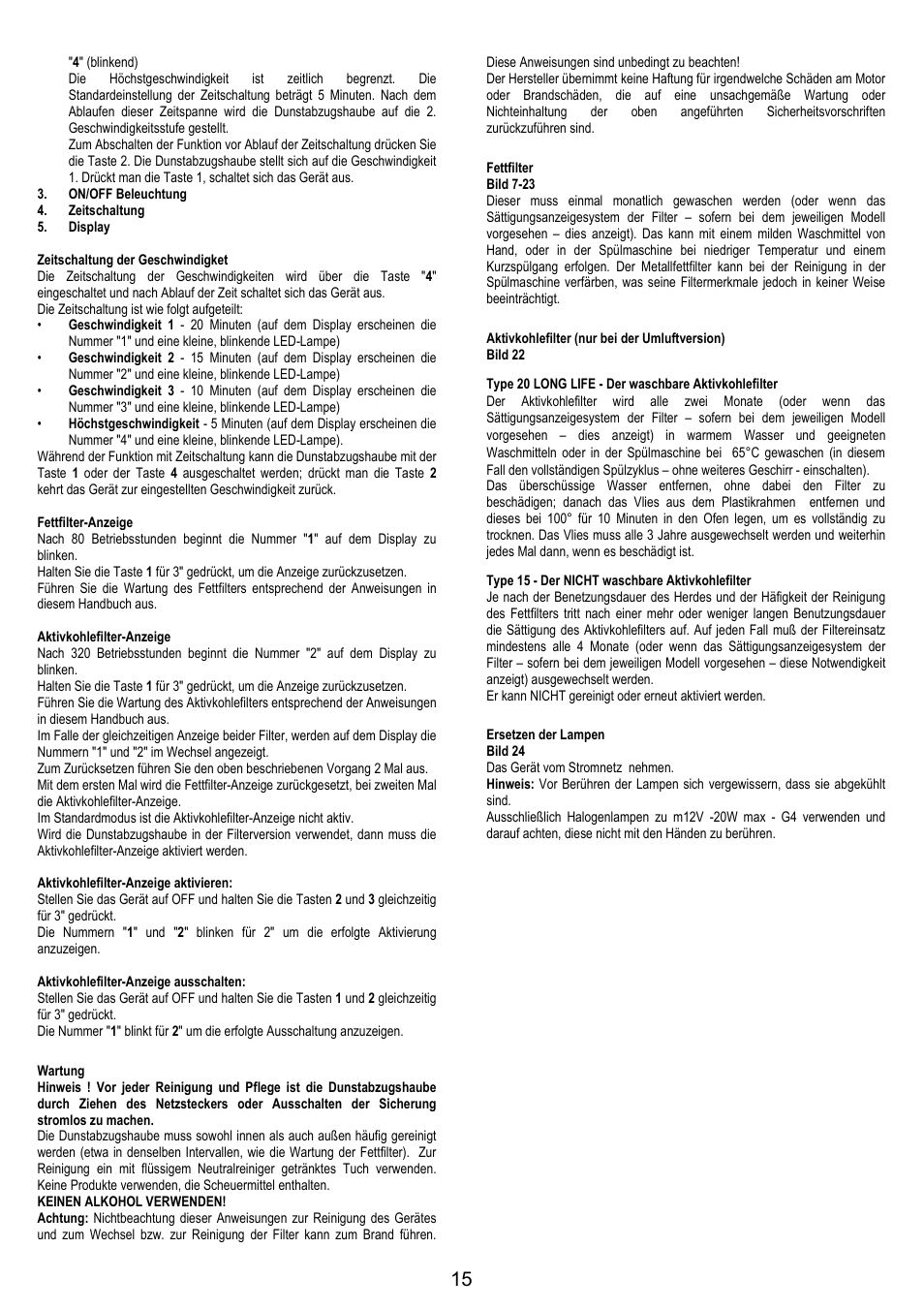 AEG X79283MG0 User Manual | Page 15 / 72