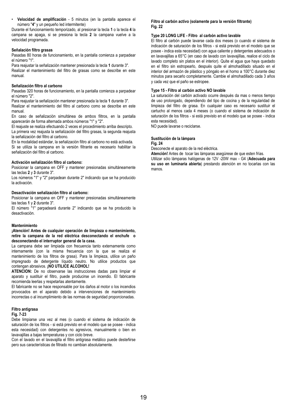 AEG X79283MG0 User Manual | Page 19 / 72