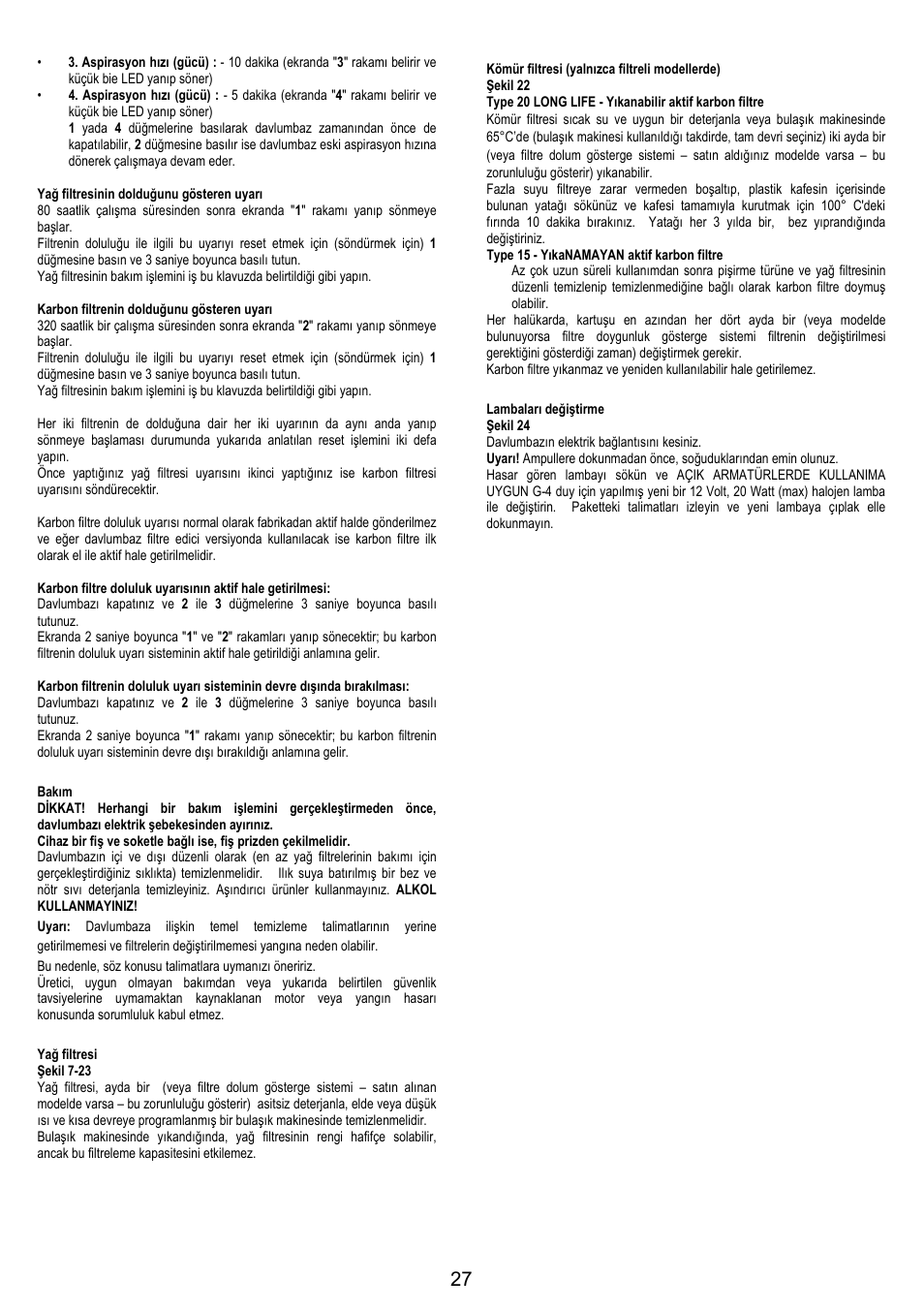 AEG X79283MG0 User Manual | Page 27 / 72