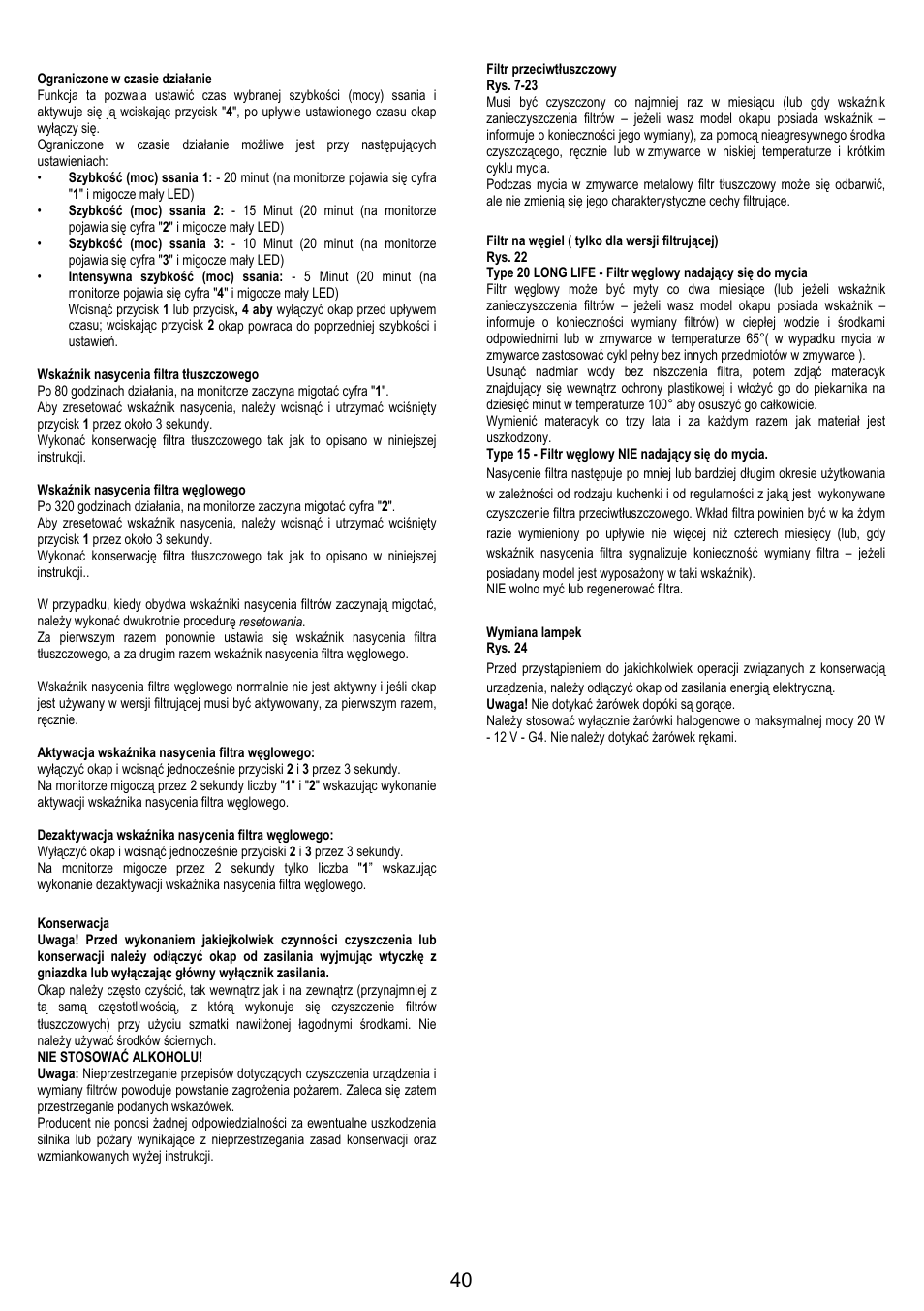 AEG X79283MG0 User Manual | Page 40 / 72