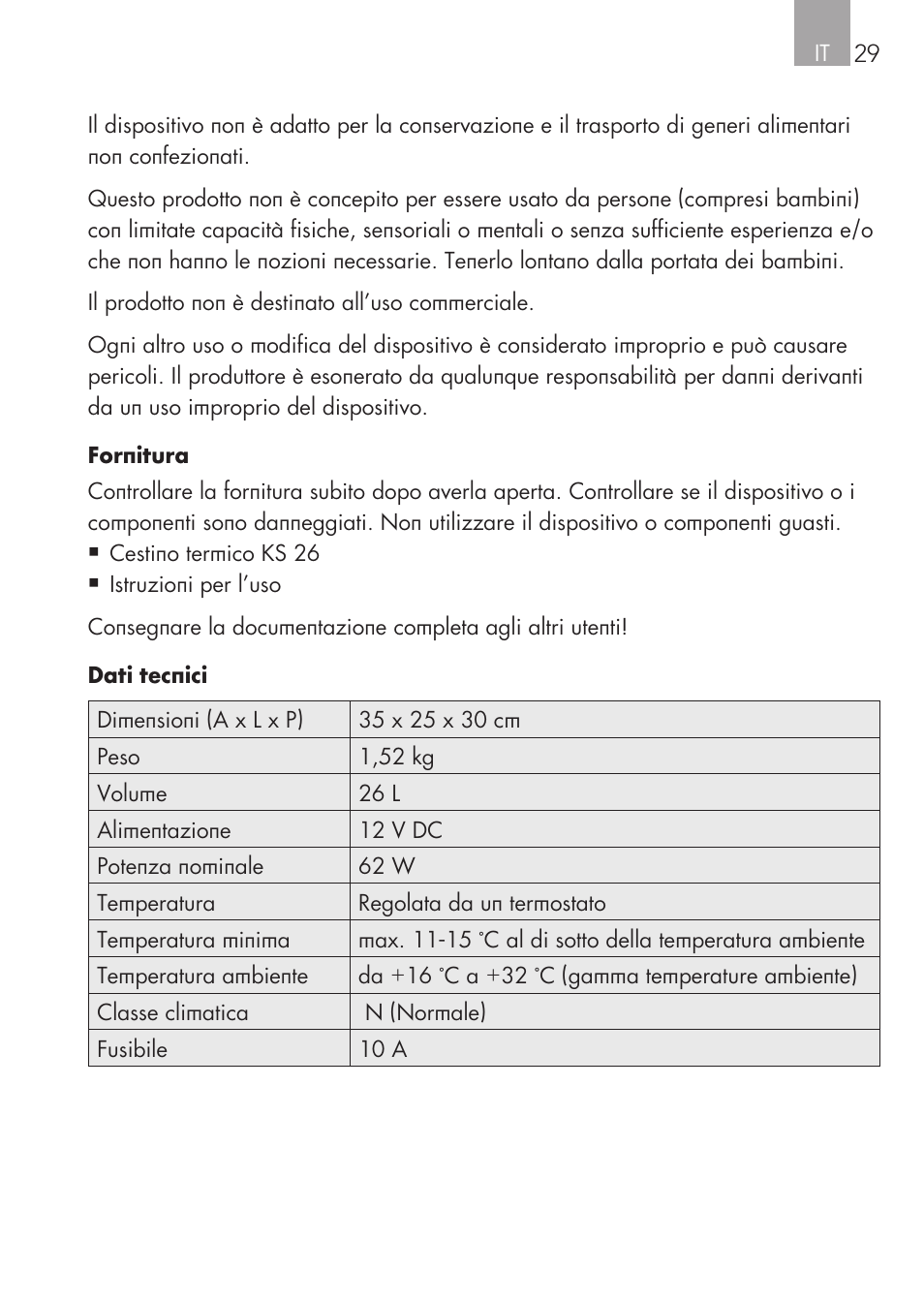 AEG Cooling Basket KS 26 User Manual | Page 29 / 52