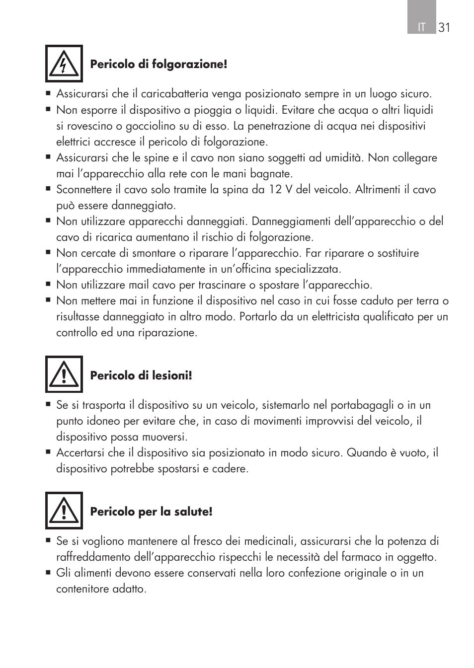 AEG Cooling Basket KS 26 User Manual | Page 31 / 52