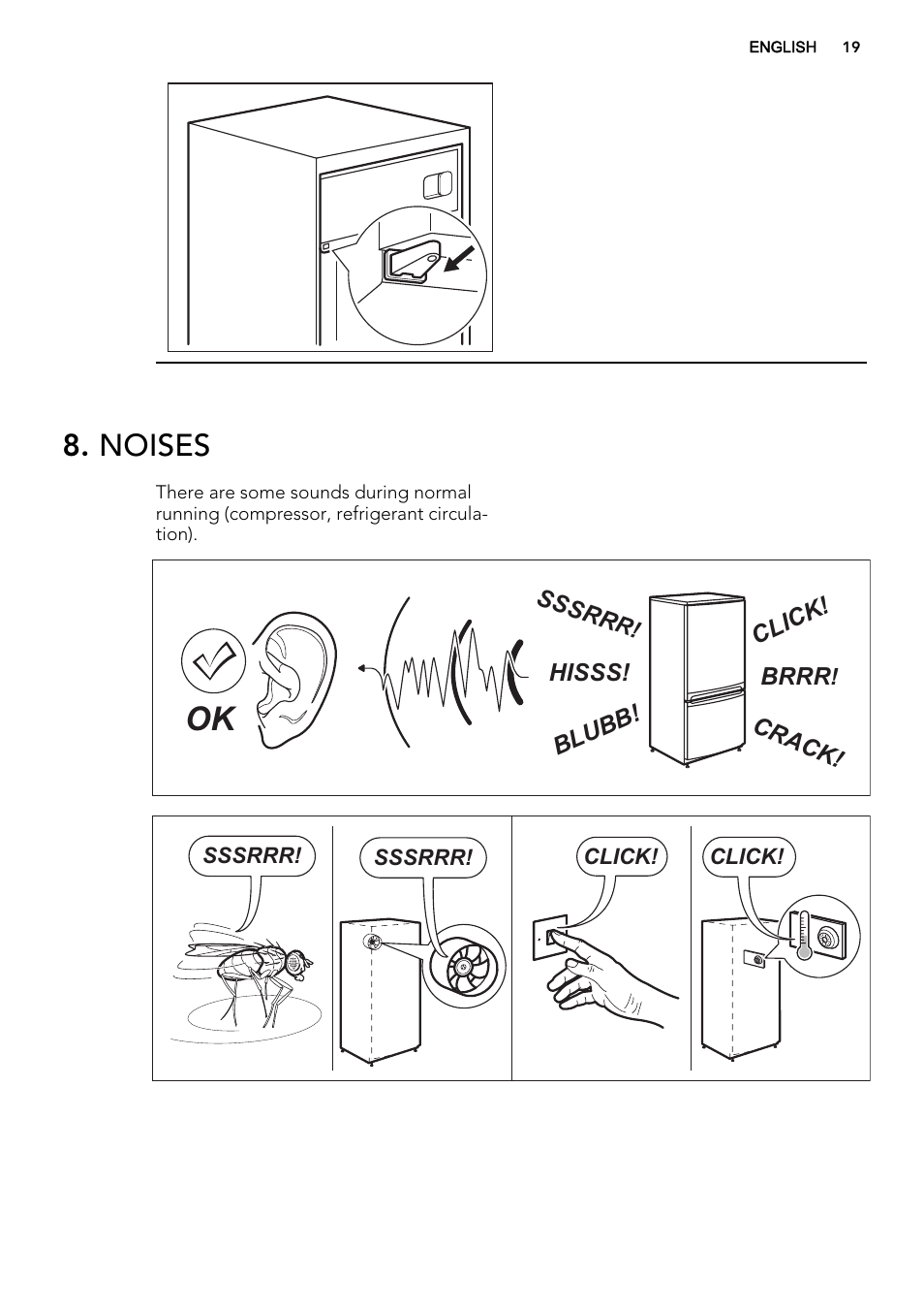Noises | AEG SKS58240F0 User Manual | Page 19 / 24
