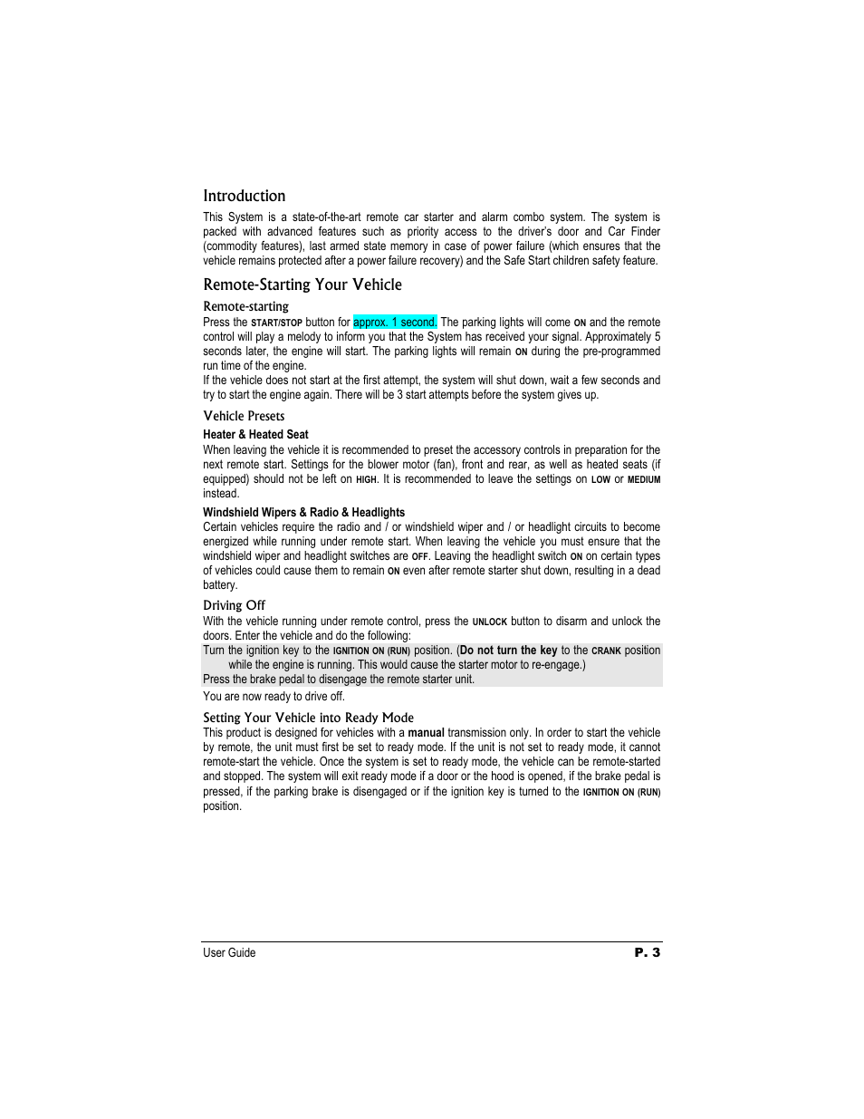 Introduction, Remote-starting your vehicle | Autostart CT-5460TW User Manual | Page 3 / 16