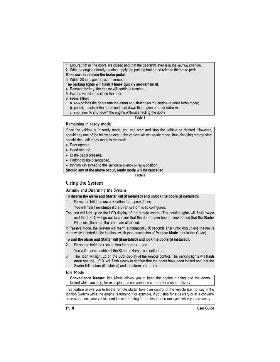 Using the system | Autostart CT-5460TW User Manual | Page 4 / 16