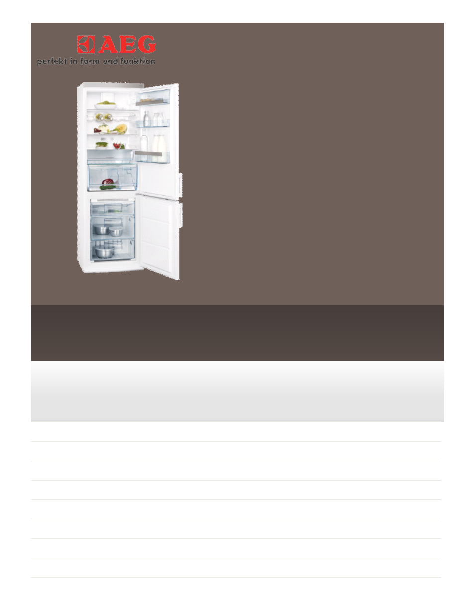 AEG S63300KDW0 User Manual | 2 pages