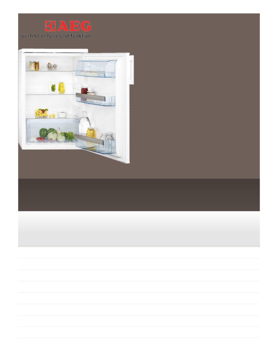 AEG S63300KDX0 User Manual | 2 pages