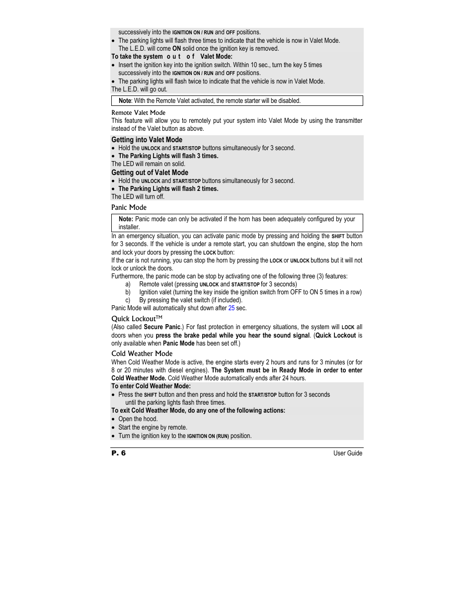 Autostart Two-Way Led Transmission Remote Starter User Manual | Page 6 / 14