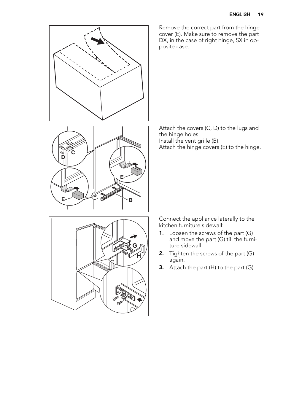 AEG SCT81900S0 User Manual | Page 19 / 28