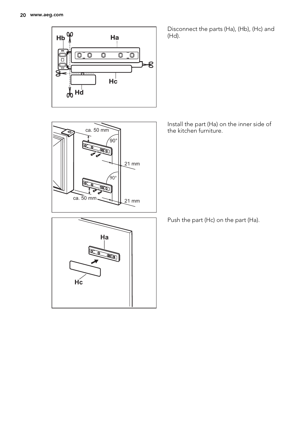 AEG SCT81900S0 User Manual | Page 20 / 28