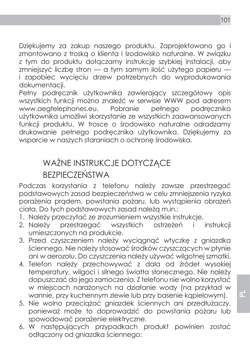 1bo nie jest nam wszystko jedno | AEG Voxtel D500 User Manual | Page 101 / 140