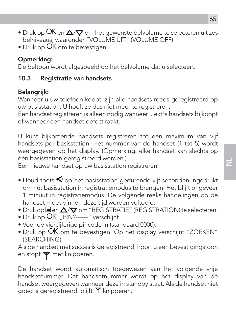 AEG Voxtel D500 User Manual | Page 65 / 140