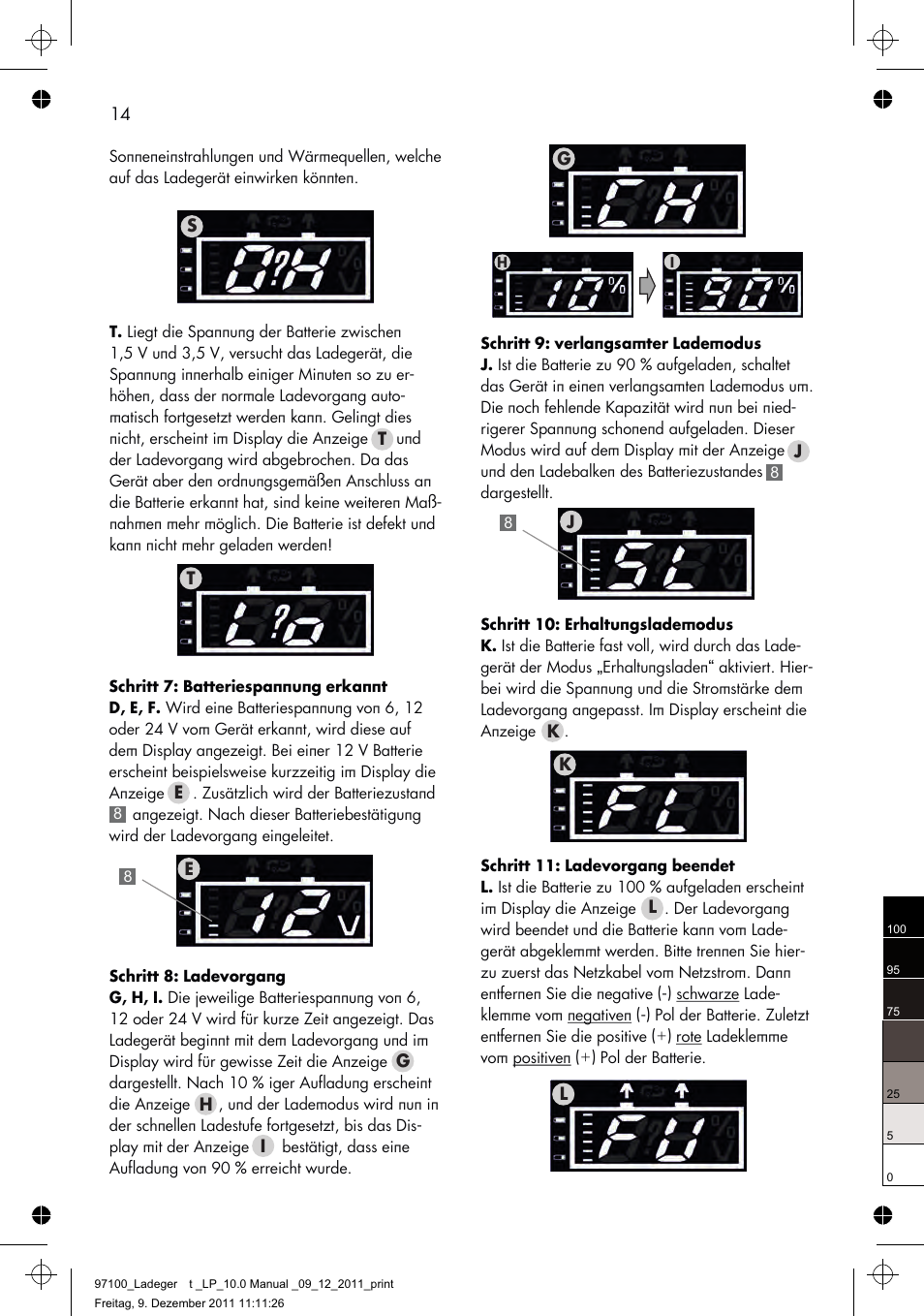 Gh i, Kl l t t | AEG Battery Charger LP 10.0 User Manual | Page 14 / 98