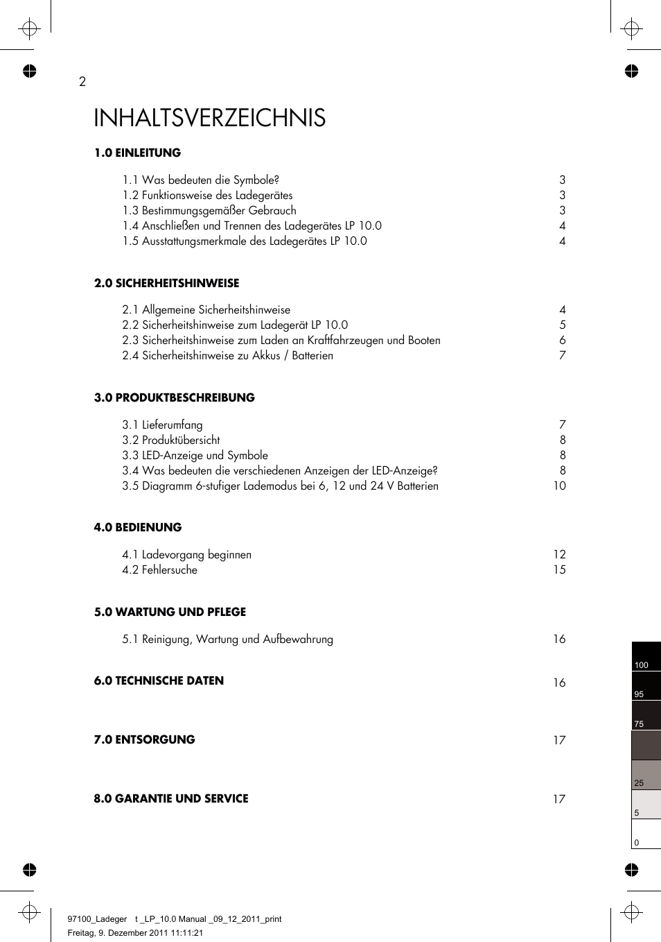 AEG Battery Charger LP 10.0 User Manual | Page 2 / 98