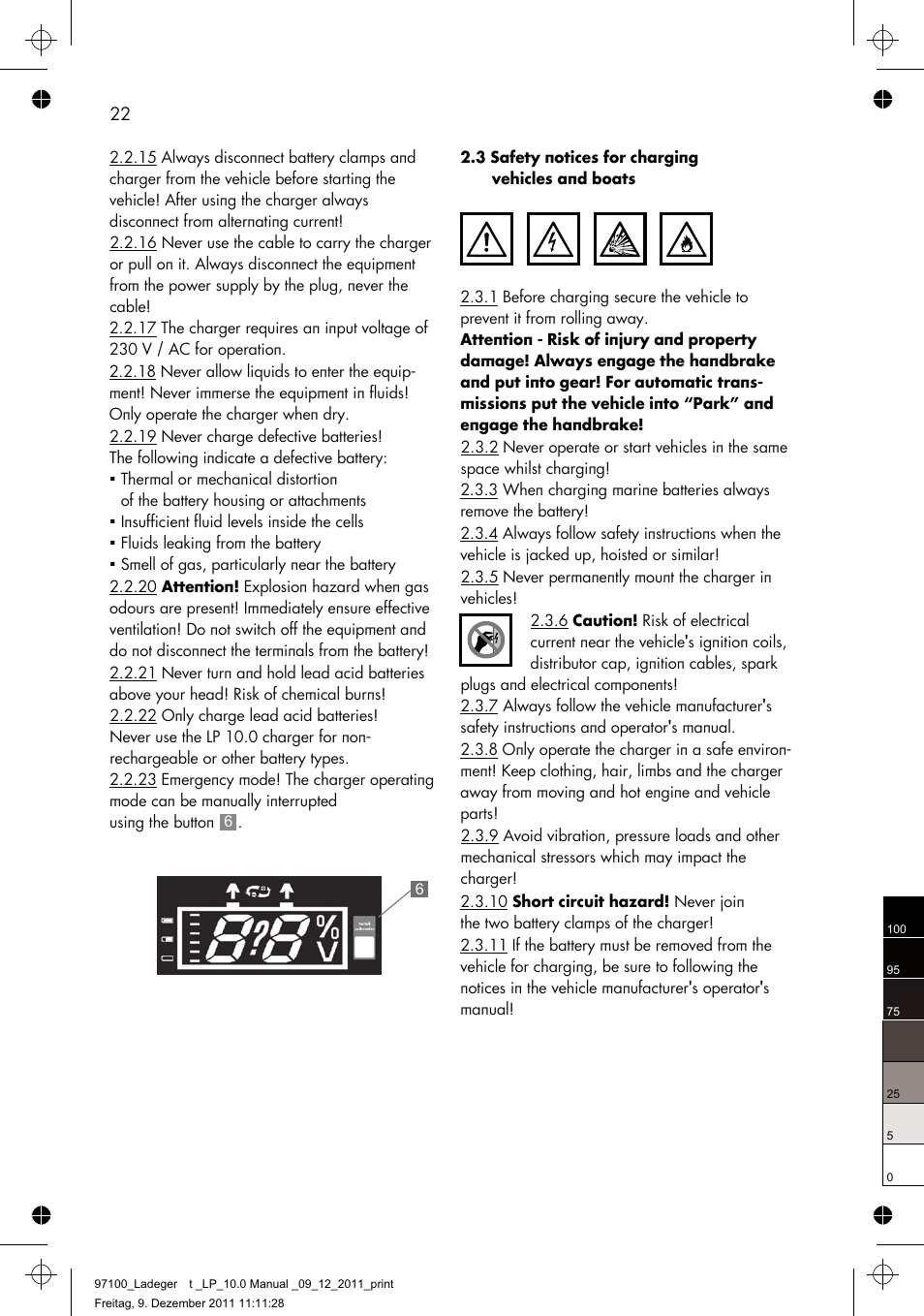 AEG Battery Charger LP 10.0 User Manual | Page 22 / 98