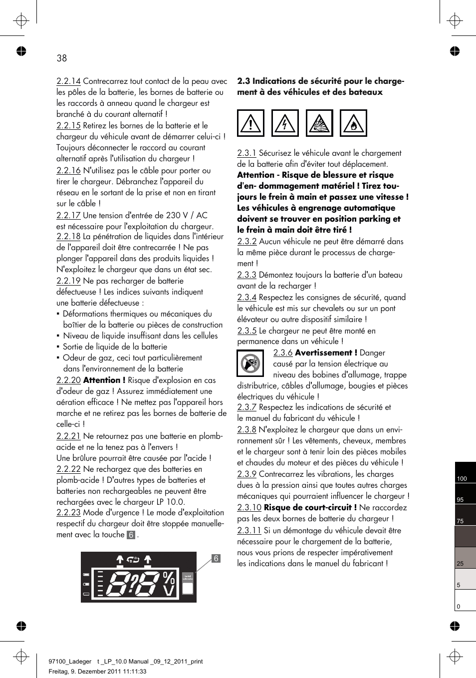 AEG Battery Charger LP 10.0 User Manual | Page 38 / 98