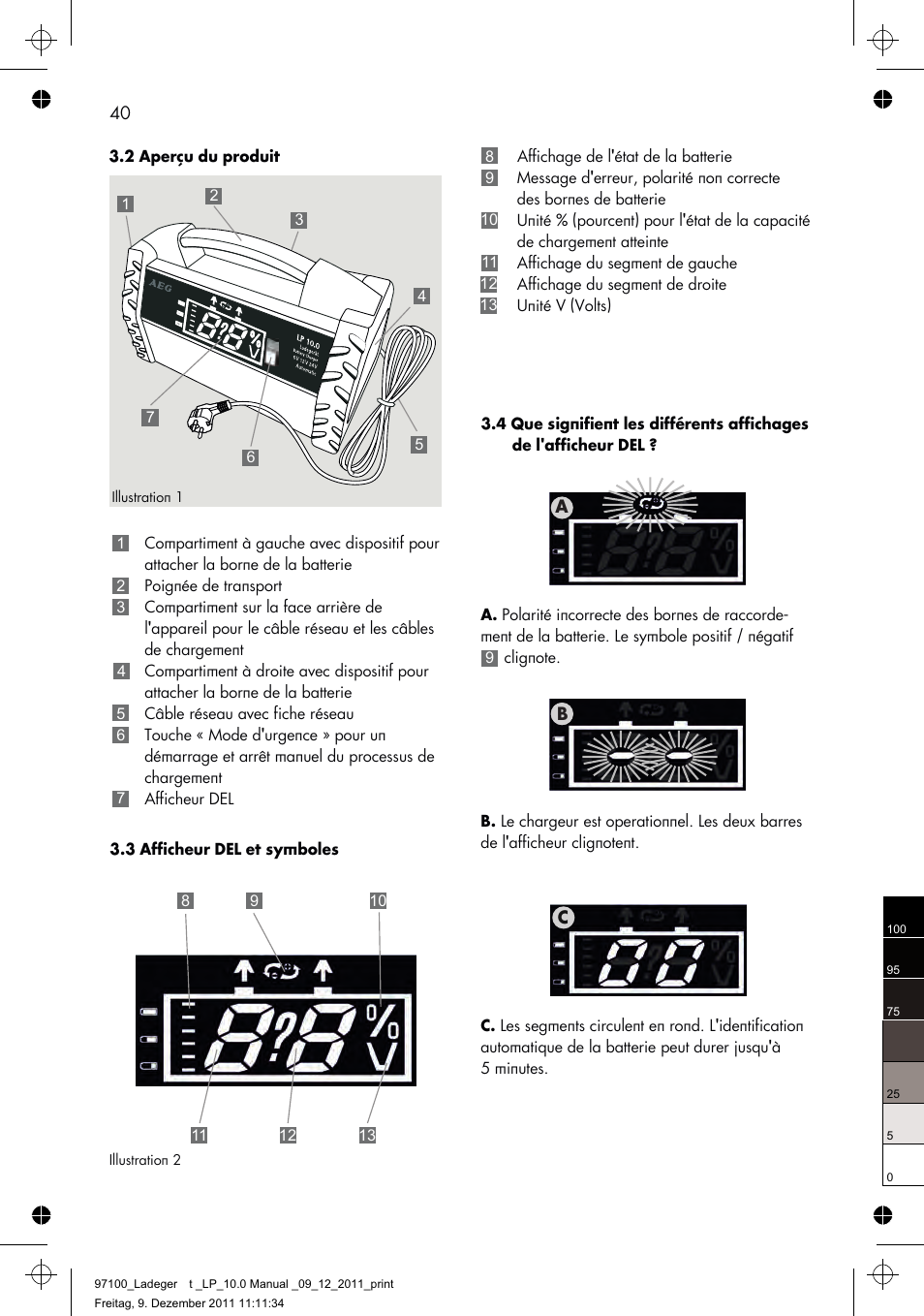 Ba 40 c | AEG Battery Charger LP 10.0 User Manual | Page 40 / 98