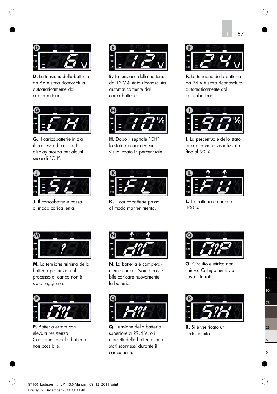 AEG Battery Charger LP 10.0 User Manual | Page 57 / 98