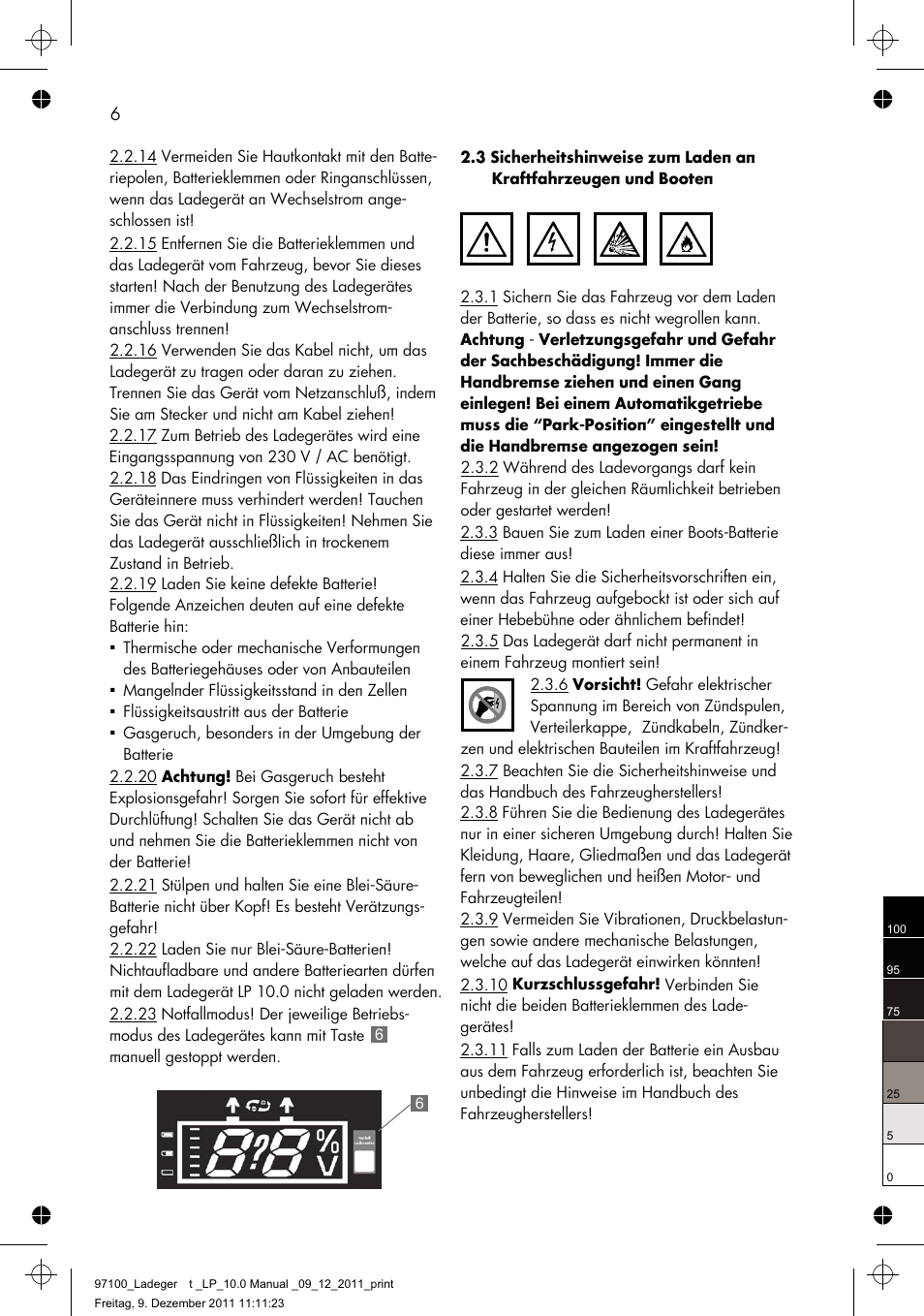 AEG Battery Charger LP 10.0 User Manual | Page 6 / 98