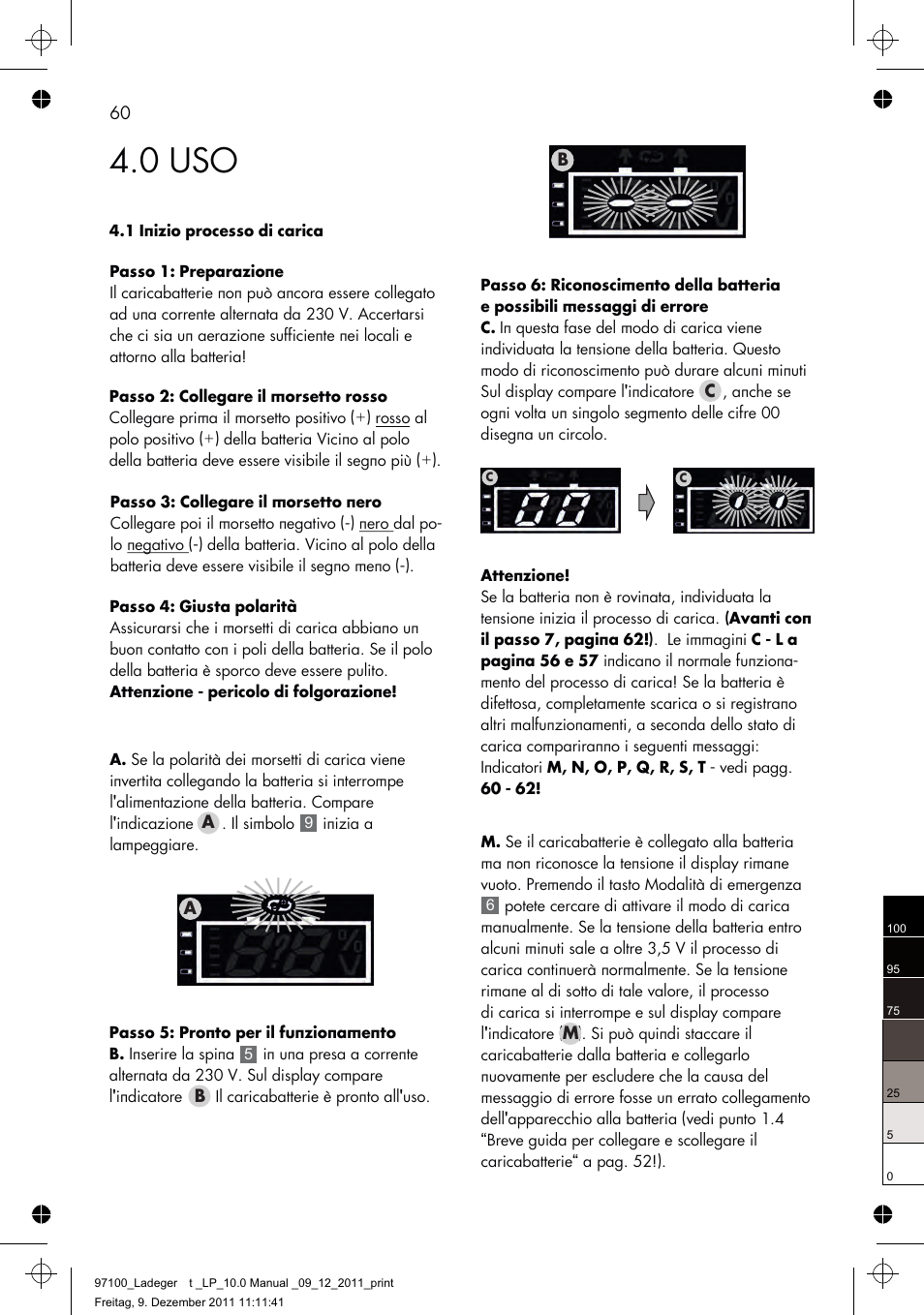 0 uso | AEG Battery Charger LP 10.0 User Manual | Page 60 / 98