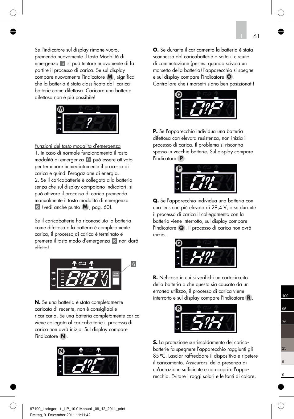 AEG Battery Charger LP 10.0 User Manual | Page 61 / 98