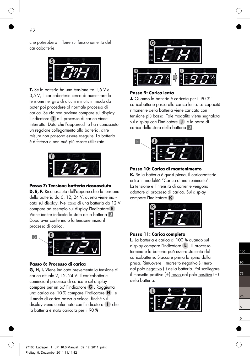 AEG Battery Charger LP 10.0 User Manual | Page 62 / 98