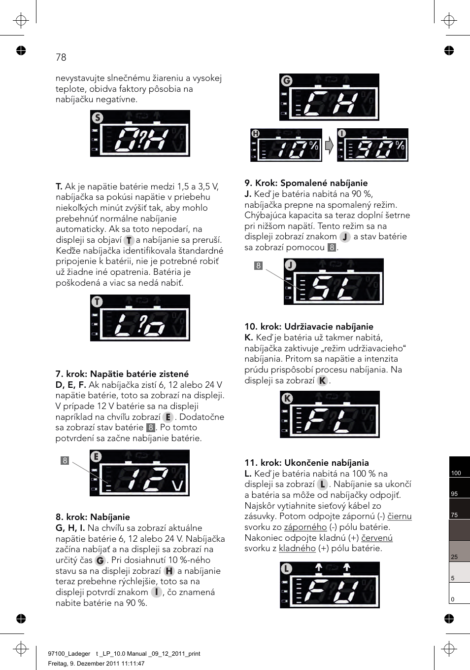 AEG Battery Charger LP 10.0 User Manual | Page 78 / 98