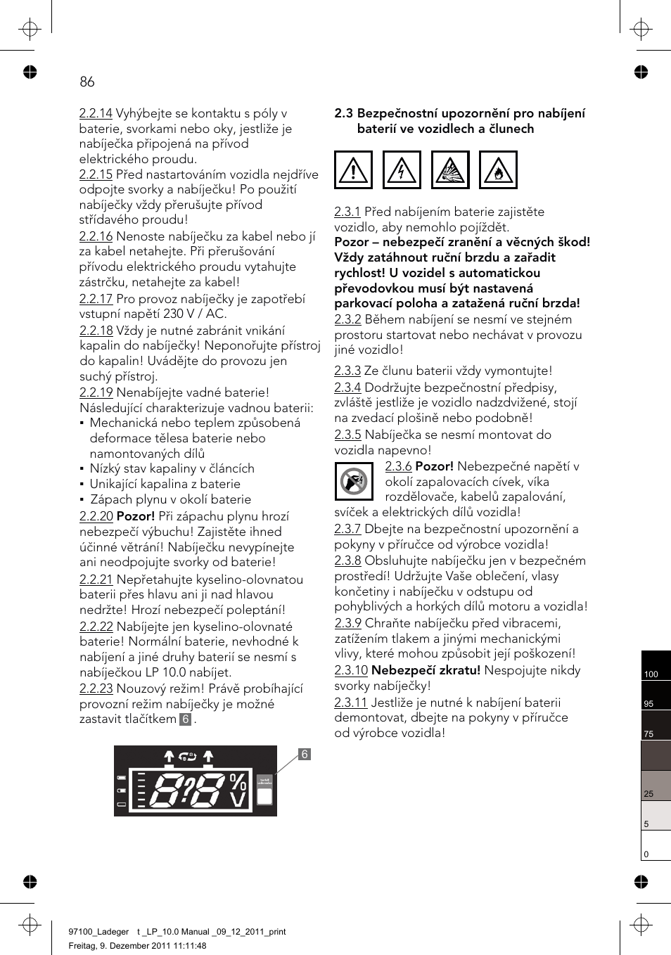 AEG Battery Charger LP 10.0 User Manual | Page 86 / 98