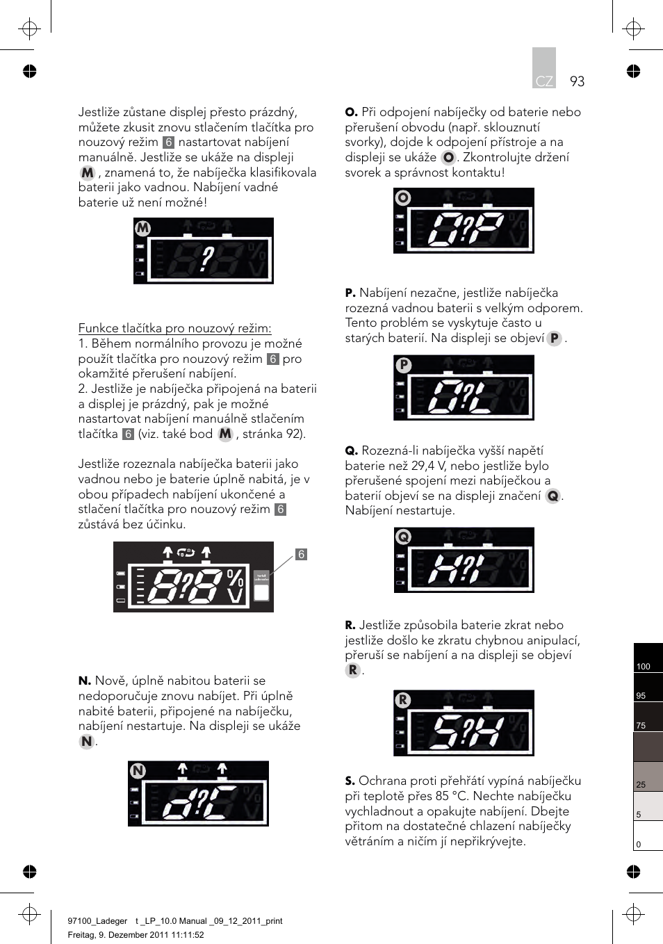 AEG Battery Charger LP 10.0 User Manual | Page 93 / 98