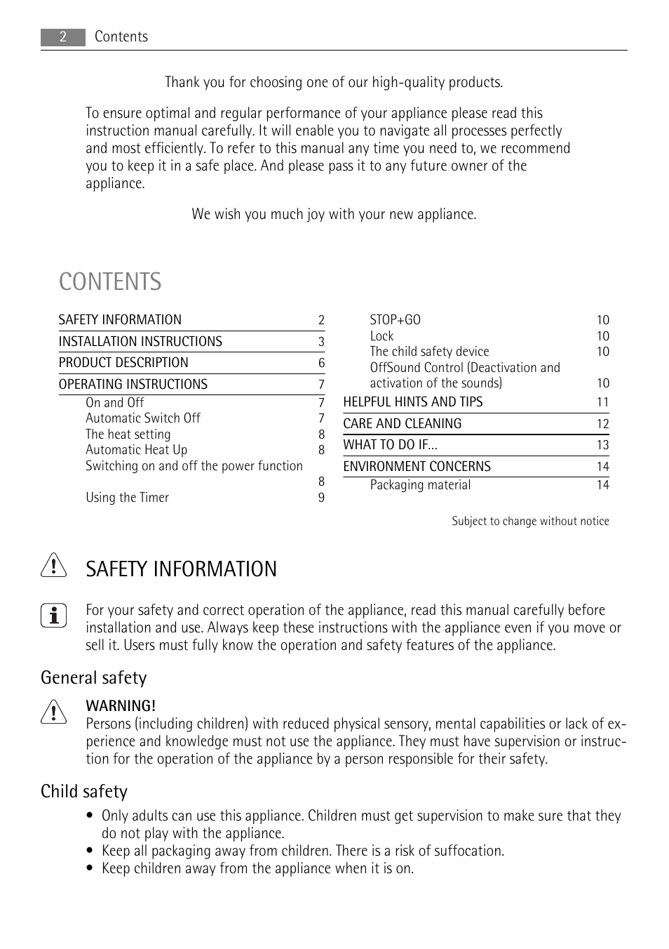 AEG HK654200FB User Manual | Page 2 / 16