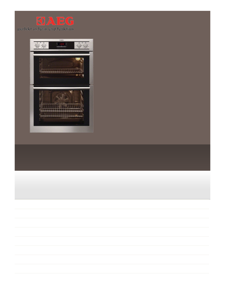 AEG DC4003000M User Manual | 2 pages