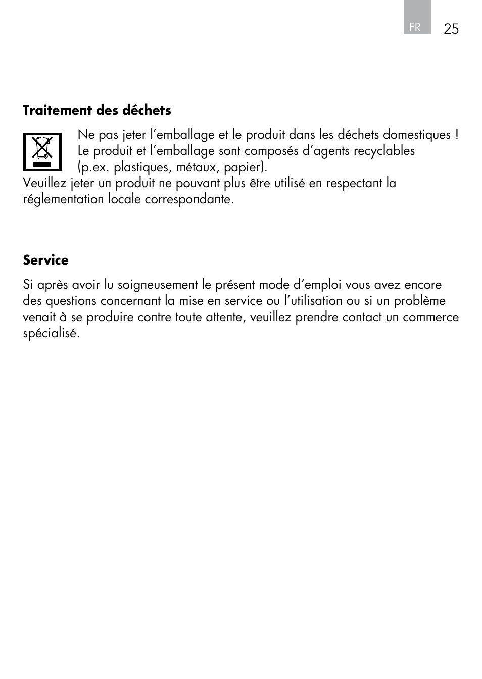 AEG Windscreen De-icer & Fan SK 150 User Manual | Page 25 / 52