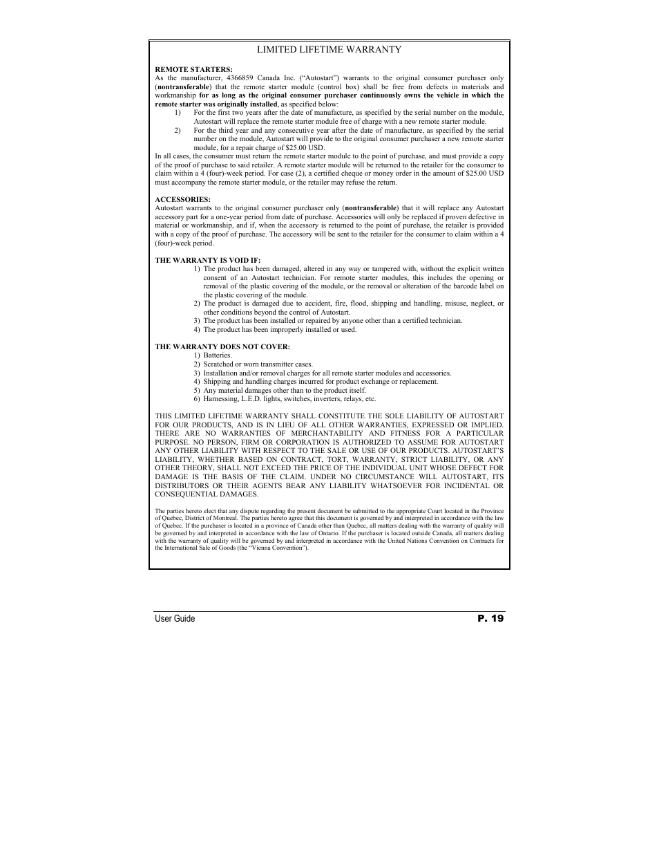 Autostart AS-6450VTW-FM User Manual | Page 19 / 19