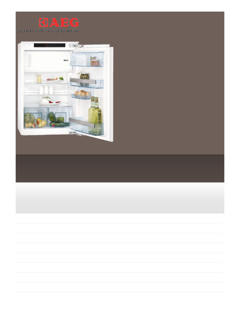 AEG SKD71800F0 User Manual | 2 pages