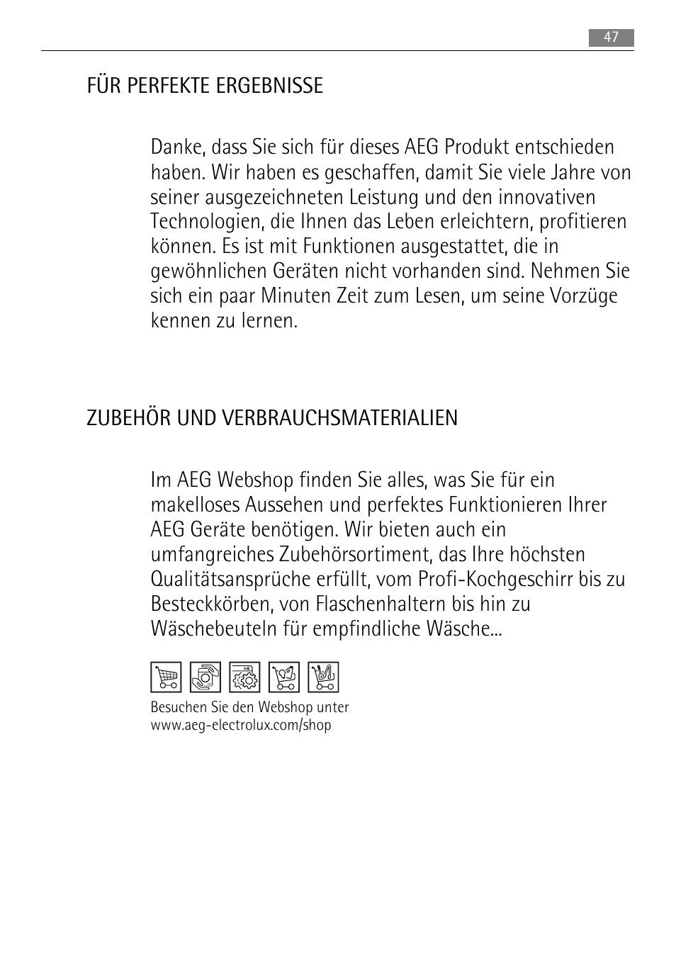 AEG HK614010BB User Manual | Page 47 / 64